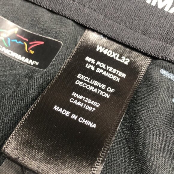 LIKE NEW PREMIUM GREG NORMAN GRAY SPORTS SLACKS 40x32 - Picture 11 of 12